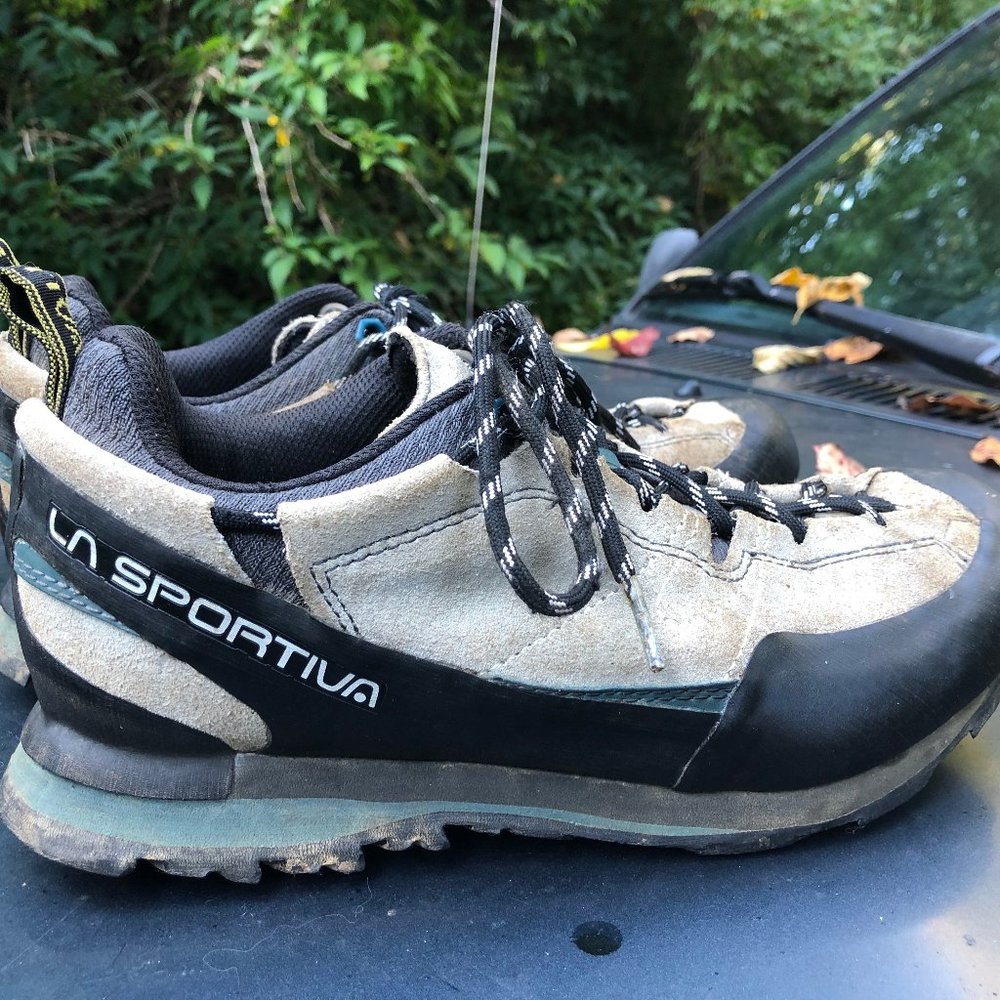 La Sportiva Boulder X approach shoes
